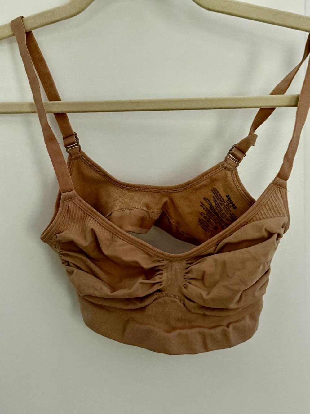 Skims Seamless Sculpt Bralette Clay Size L Large EUC